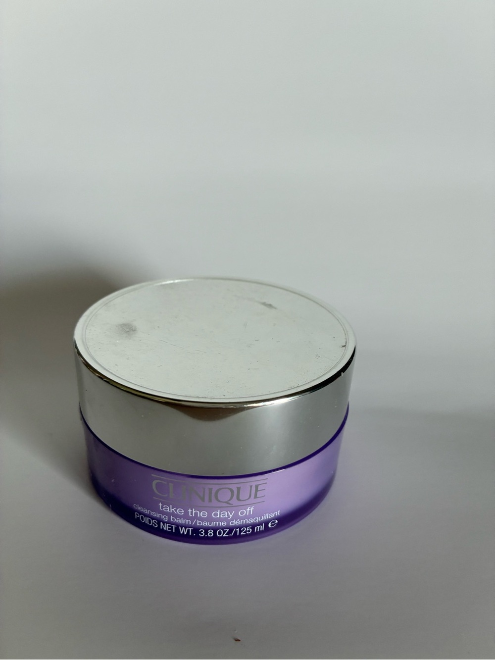 Clinique Purple Jar Cleansing Balm with Silver Lid